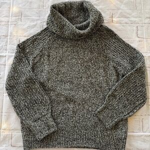 Nine West Marbled Knit Chunky Turtleneck  Sweater- Size L NWOT